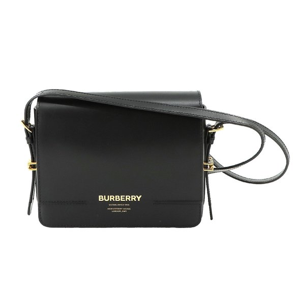 Burberry Bags Burberry Grace Small Shoulder Bag Leather Black Gold Hardware Poshmark
